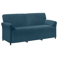 3-Zitsbank Blauw 198 x 83 x 95 cm Fluweel 2