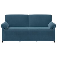 3-Zitsbank Blauw 198 x 83 x 95 cm Fluweel 3