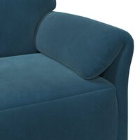 3-Zitsbank Blauw 198 x 83 x 95 cm Fluweel 6