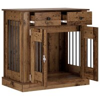 Hondenbench Meubel Oud hout 80 x 47,5 x 80 cm Bewerkt hout 3