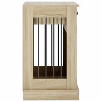 Hondenbench Meubel Sonoma Eiken 90 x 47,5 x 80 cm Bewerkt hout 5