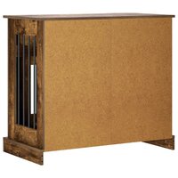 Hondenbench Meubel Gerookt eiken 90 x 47,5 x 80 cm Bewerkt hout 6