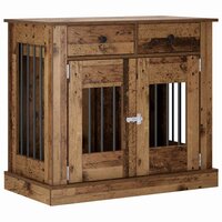 Hondenbench Meubel Oud hout 90 x 47,5 x 80 cm Bewerkt hout 2