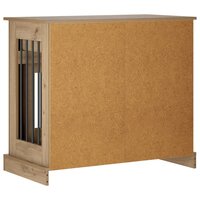 Hondenbench Meubel Artisanaal eiken 90 x 47,5 x 80 cm 6