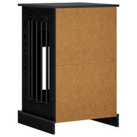 Hondenbench Meubel Zwart eiken 50 x 47,5 x 80 cm Bewerkt hout 6