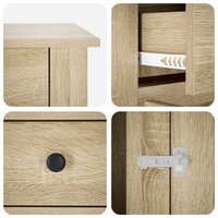 Hondenbench Meubel Sonoma Eiken 50 x 47,5 x 80 cm Bewerkt hout 7