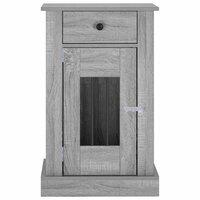 Hondenbench Meubel Grijs Sonoma 50 x 47,5 x 80 cm Bewerkt hout 4