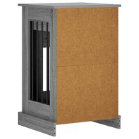 Hondenbench Meubel Grijs Sonoma 50 x 47,5 x 80 cm Bewerkt hout 6