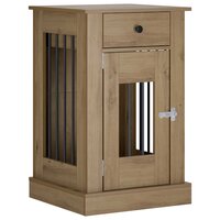 Hondenbench Meubel Artisanaal eiken 50 x 47,5 x 80 cm 2