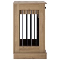 Hondenbench Meubel Artisanaal eiken 50 x 47,5 x 80 cm 5