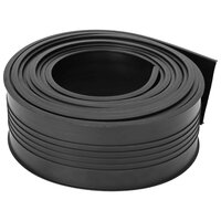 Garage Deurafsluiting Zwart 70 x 6 mm 2,5 m PVC 2