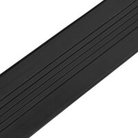 Garage Deurafsluiting Zwart 70 x 6 mm 4 m PVC 3
