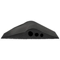 Drempelprofiel voor garagedeur Zwart 74 x 20 mm 1 m EPDM-rubber 3