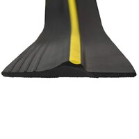 Drempelprofiel voor garagedeurZwart en Geel 12 x 90 mm 12 m PVC 3