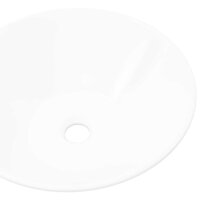Keramische wasbak taps (wit) 4