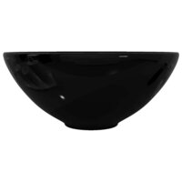 Wasbak, keramiek, rond, zwart 325 mm 4