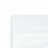 Wasbak 37x37x13 cm vierkant keramiek wit 7