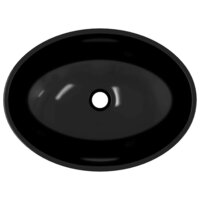 Wasbak 50x37x14 cm glas zwart 5