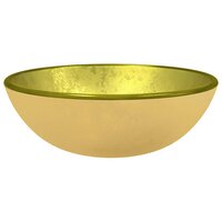 Wasbak 35x12 cm gehard glas goudkleurig 2