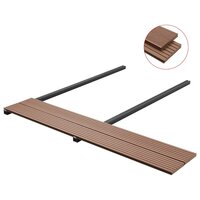 Terrasplank 78 st Licht Bruin WPC 9