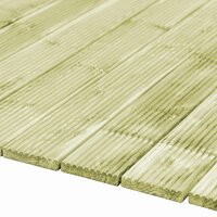 Terrasplank 8 st Groen ge&iuml;mpregneerd 1,16 m&sup2; 2