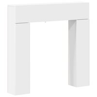 Haardombouw Wit 102 x 18 x 100,5 cm Bewerkt hout 2