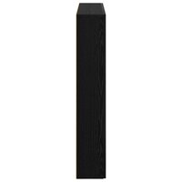 Haardombouw Zwart eiken 102 x 18 x 100,5 cm Bewerkt hout 7
