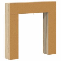 Haardombouw Sonoma Eiken 102 x 18 x 100,5 cm Bewerkt hout 8