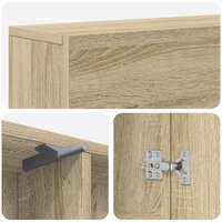 Haardombouw Sonoma Eiken 102 x 18 x 100,5 cm Bewerkt hout 9