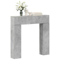 Haardombouw Betongrijs 102 x 18 x 100,5 cm Bewerkt hout 3