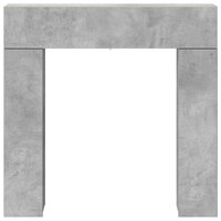 Haardombouw Betongrijs 102 x 18 x 100,5 cm Bewerkt hout 6