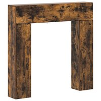 Haardombouw Gerookt eiken 102 x 18 x 100,5 cm Bewerkt hout 2