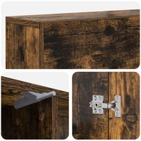 Haardombouw Gerookt eiken 102 x 18 x 100,5 cm Bewerkt hout 9