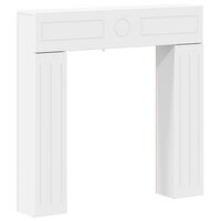 Haardombouw Wit 102 x 18 x 100,5 cm Bewerkt hout 2