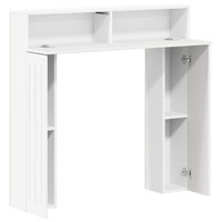 Haardombouw Wit 102 x 18 x 100,5 cm Bewerkt hout 5