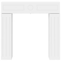 Haardombouw Wit 102 x 18 x 100,5 cm Bewerkt hout 6