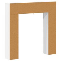 Haardombouw Wit 102 x 18 x 100,5 cm Bewerkt hout 8
