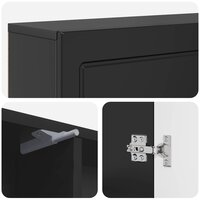 Haardombouw Zwart 102 x 18 x 100,5 cm Bewerkt hout 9