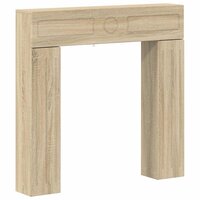 Haardombouw Sonoma Eiken 102 x 18 x 100,5 cm Bewerkt hout 2