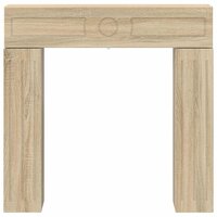 Haardombouw Sonoma Eiken 102 x 18 x 100,5 cm Bewerkt hout 6