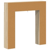 Haardombouw Sonoma Eiken 102 x 18 x 100,5 cm Bewerkt hout 8