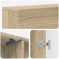 Haardombouw Sonoma Eiken 102 x 18 x 100,5 cm Bewerkt hout 9
