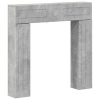 Haardombouw Betongrijs 102 x 18 x 100,5 cm Bewerkt hout 2