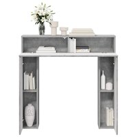 Haardombouw Betongrijs 102 x 18 x 100,5 cm Bewerkt hout 4