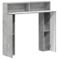 Haardombouw Betongrijs 102 x 18 x 100,5 cm Bewerkt hout 5