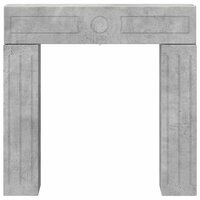 Haardombouw Betongrijs 102 x 18 x 100,5 cm Bewerkt hout 6