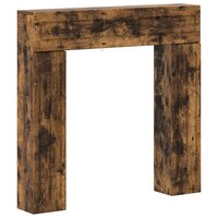 Haardombouw Gerookt eiken 102 x 18 x 100,5 cm Bewerkt hout 2