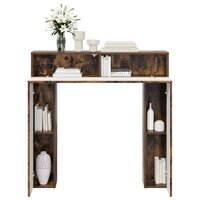 Haardombouw Gerookt eiken 102 x 18 x 100,5 cm Bewerkt hout 4