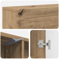 Haardombouw Artisanaal eiken 102 x 18 x 100,5 cm 9