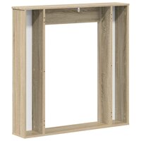 Haardombouw Sonoma Eiken 100 x 20 x 100 cm Bewerkt hout 6